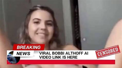 bobbi althoff leaked video pornhub|Bobbi Althofff Porn Videos 